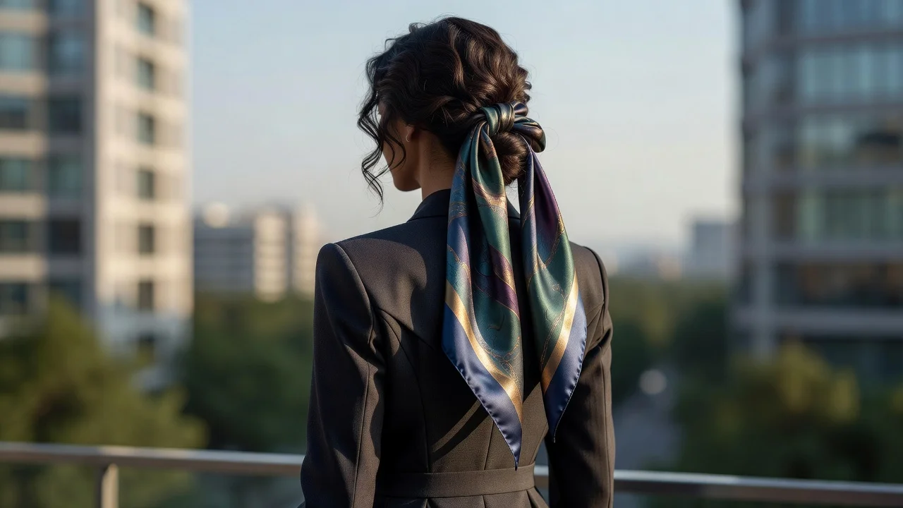 Foulard en soie dans les cheveux : 10 styles pour 2026