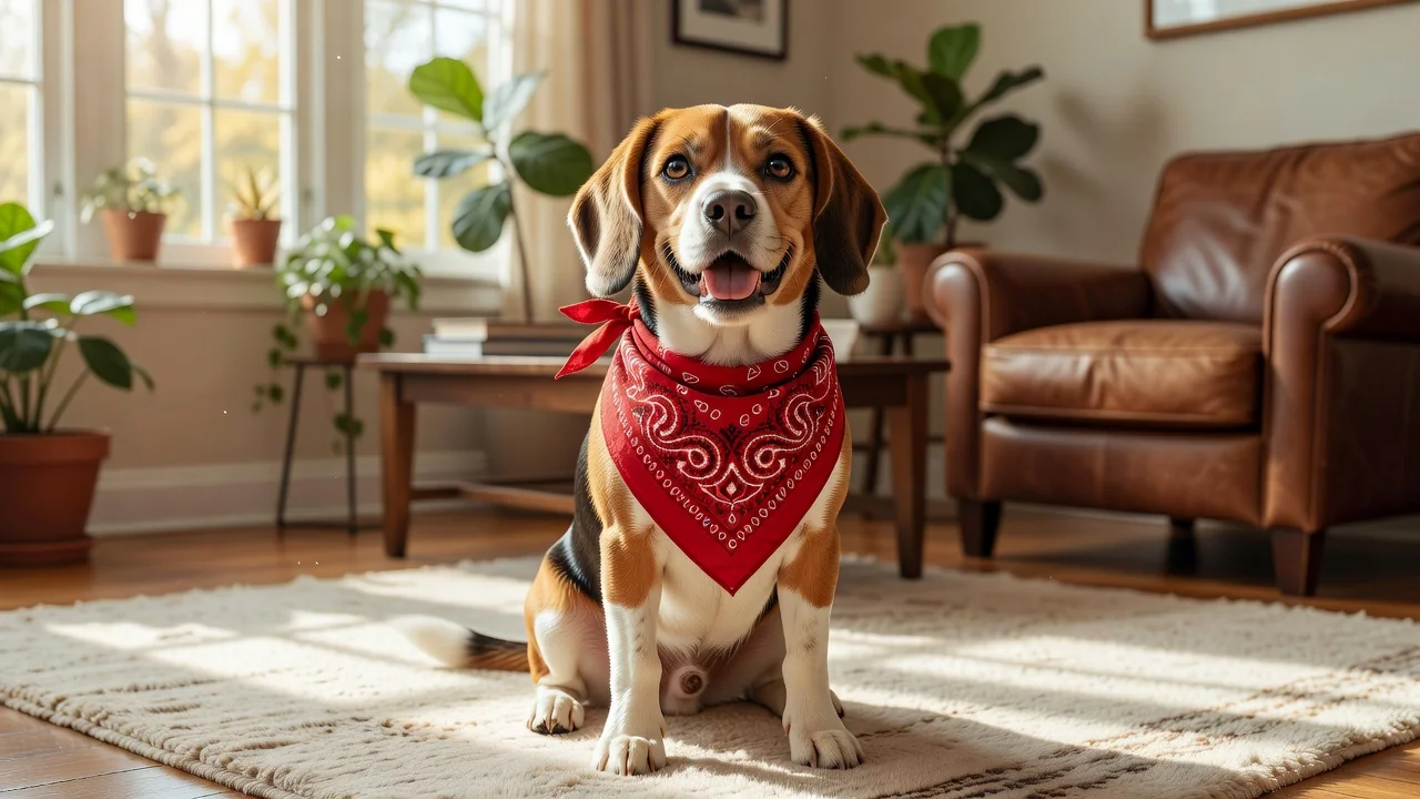 Fabriquer un bandana pour chien en 4 étapes