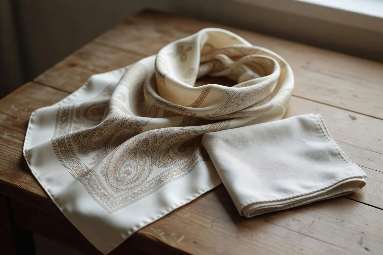 Coton, soie, satin : bien choisir la matière de son bandana