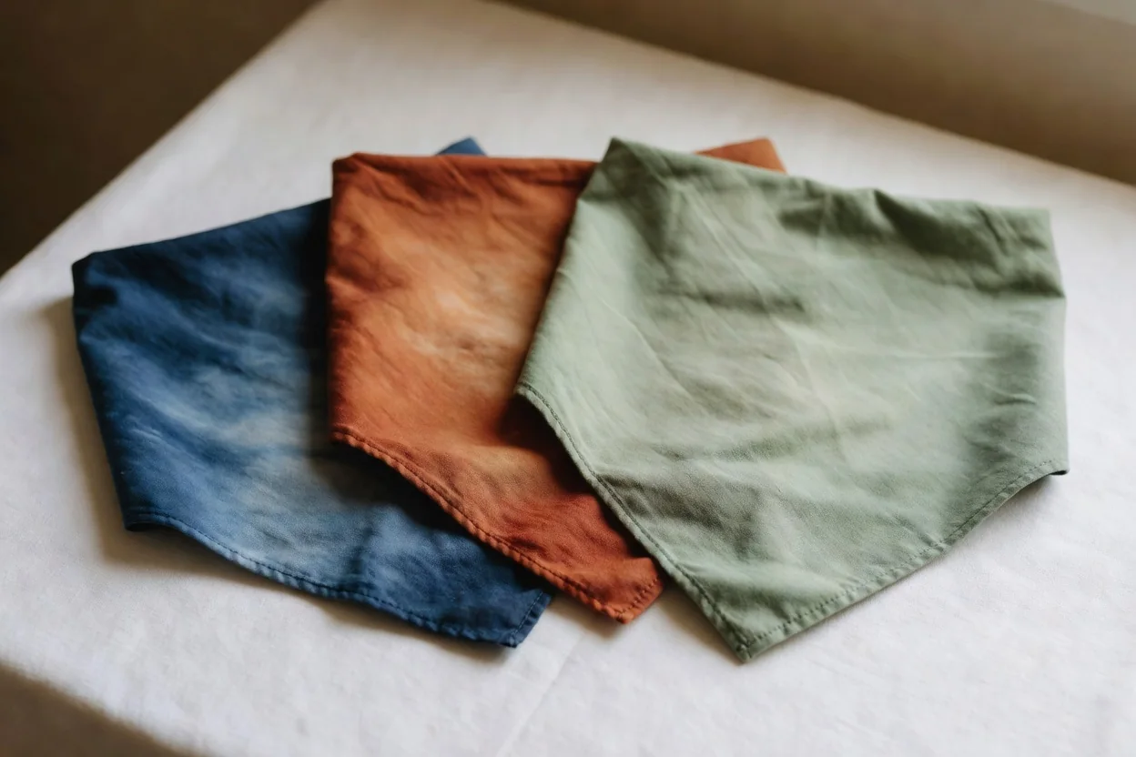 Customiser un bandana avec de la teinture : tie-dye, dégradé, motifs