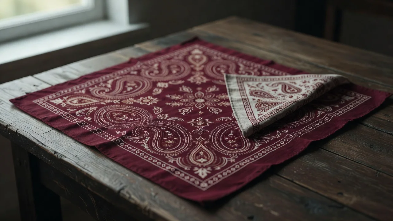 Du cachemire au paisley : l'histoire du motif des bandanas